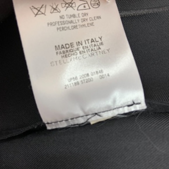 NWT Stella McCartney Black Silk Cocktail Dress 4 - Picture 10 of 14